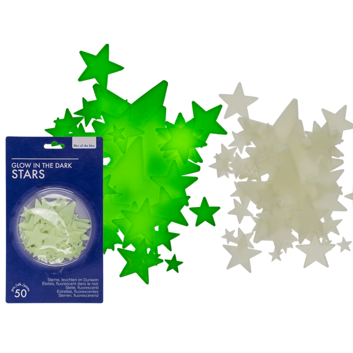 Out of the blue KG - Wholesale Light-Up Toy - Kids & Baby - Stars, glow in the dark,0
