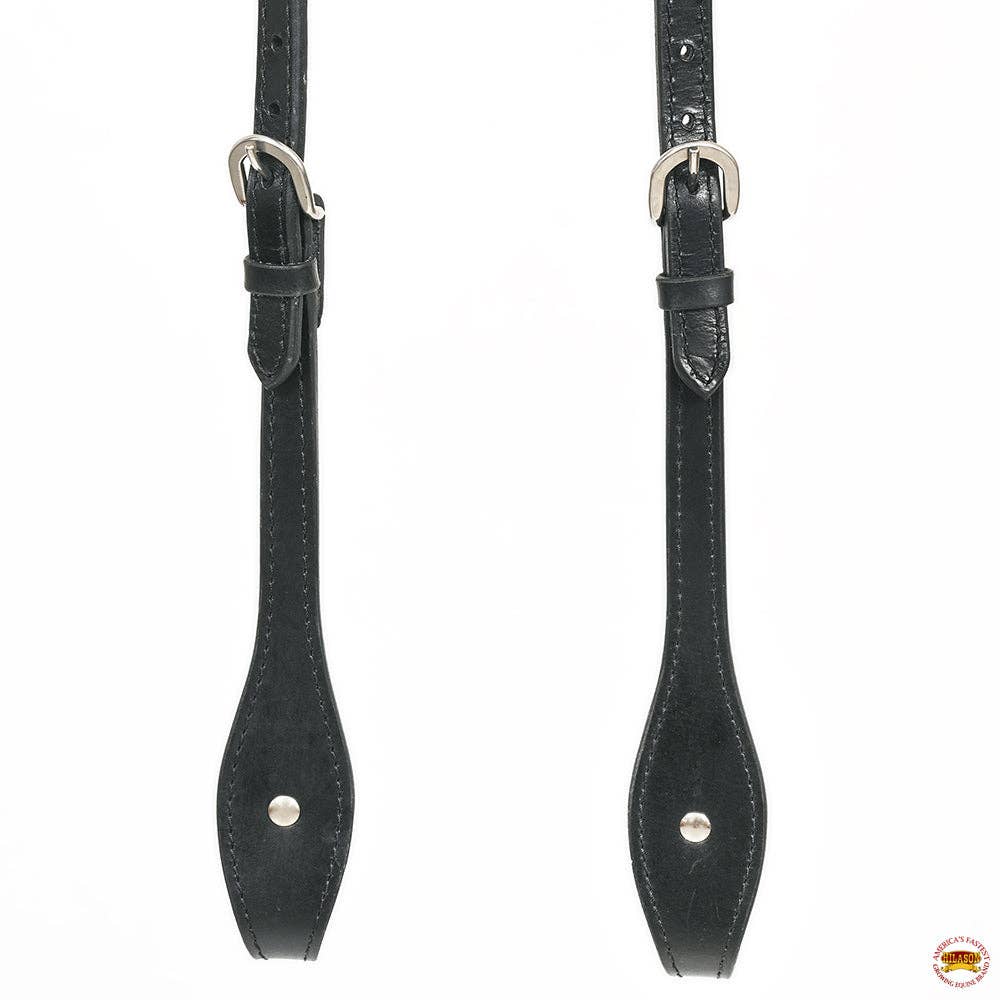 HILASON - Wholesale Horseback Riding Gear - Hilason Horse Genuine Leather One Ear Headstall Bridle GS Concho Black19