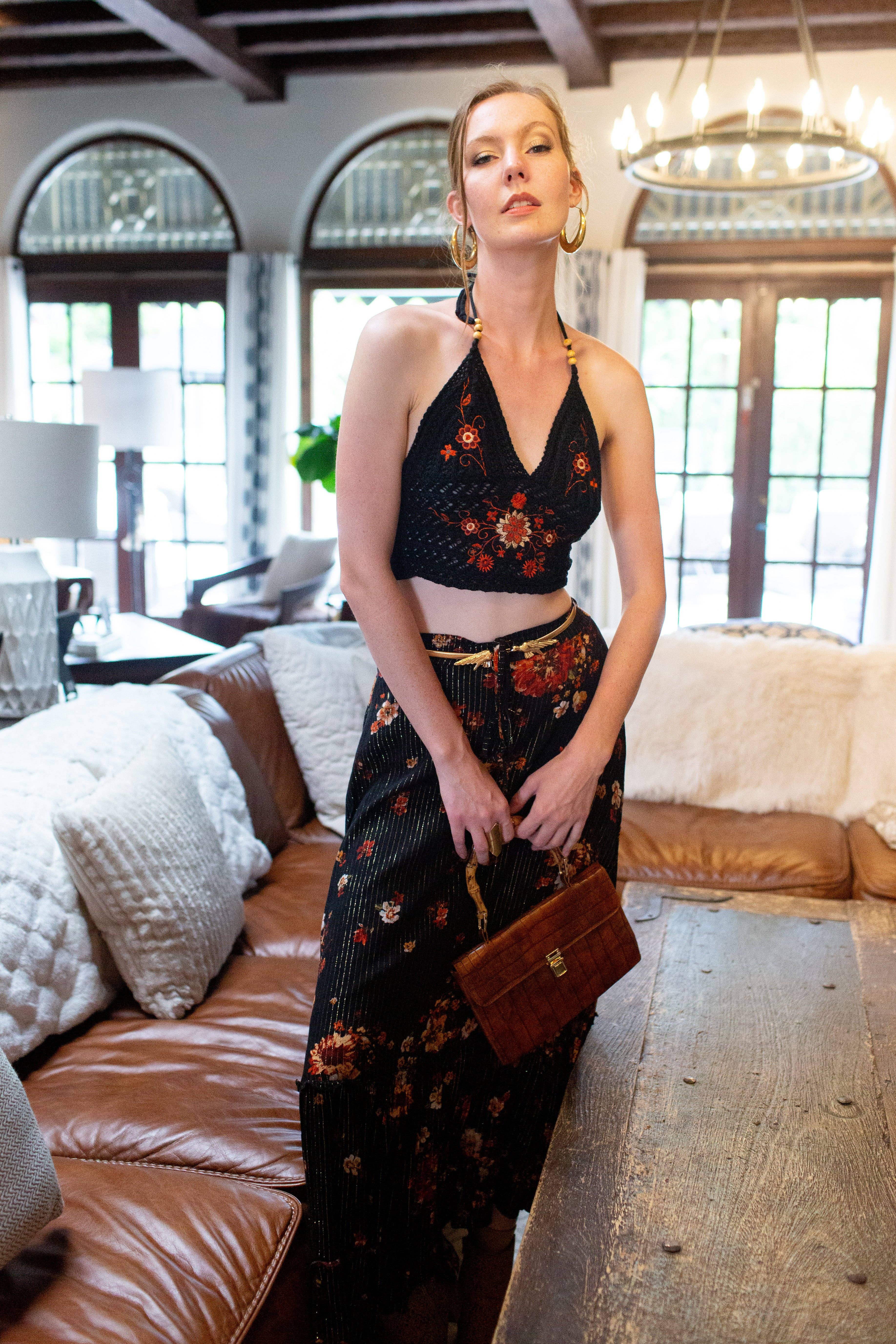 Jennafer Grace – wholesale Skirt – Women’s – Lynx Flora Maxi Skirt7