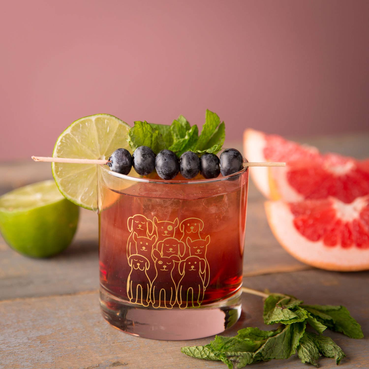 Counter Couture - Wholesale Cocktail/Liquor Glass - Dog Rocks Glass | Whiskey Glass | Cocktail Glass2