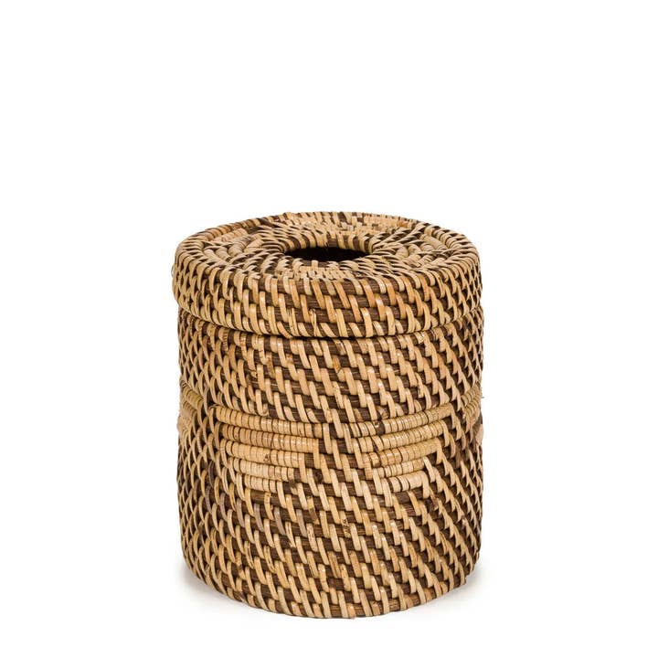 Bazar Bizar Living - Wholesale Basket - The Colonial Tissue Box - Natural Brown