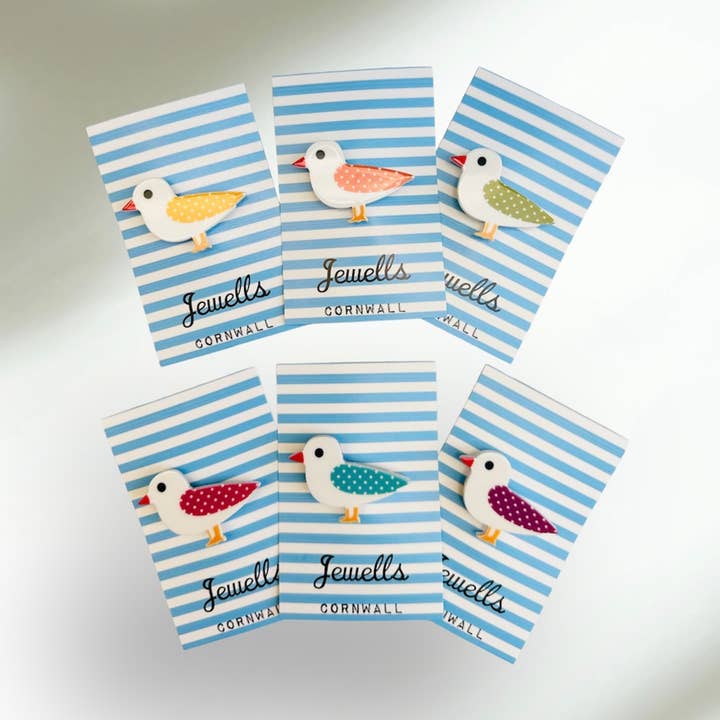 Jewells – wholesale Hair clip – Women’s – Seagull or Puffin resin hair grip clip10