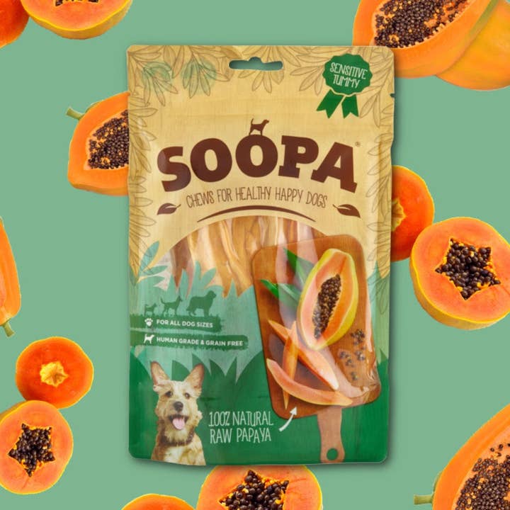 Soopa Europe - Venta al por mayor Chuches - Perros - Masticables Naturales de Papaya para Perros5