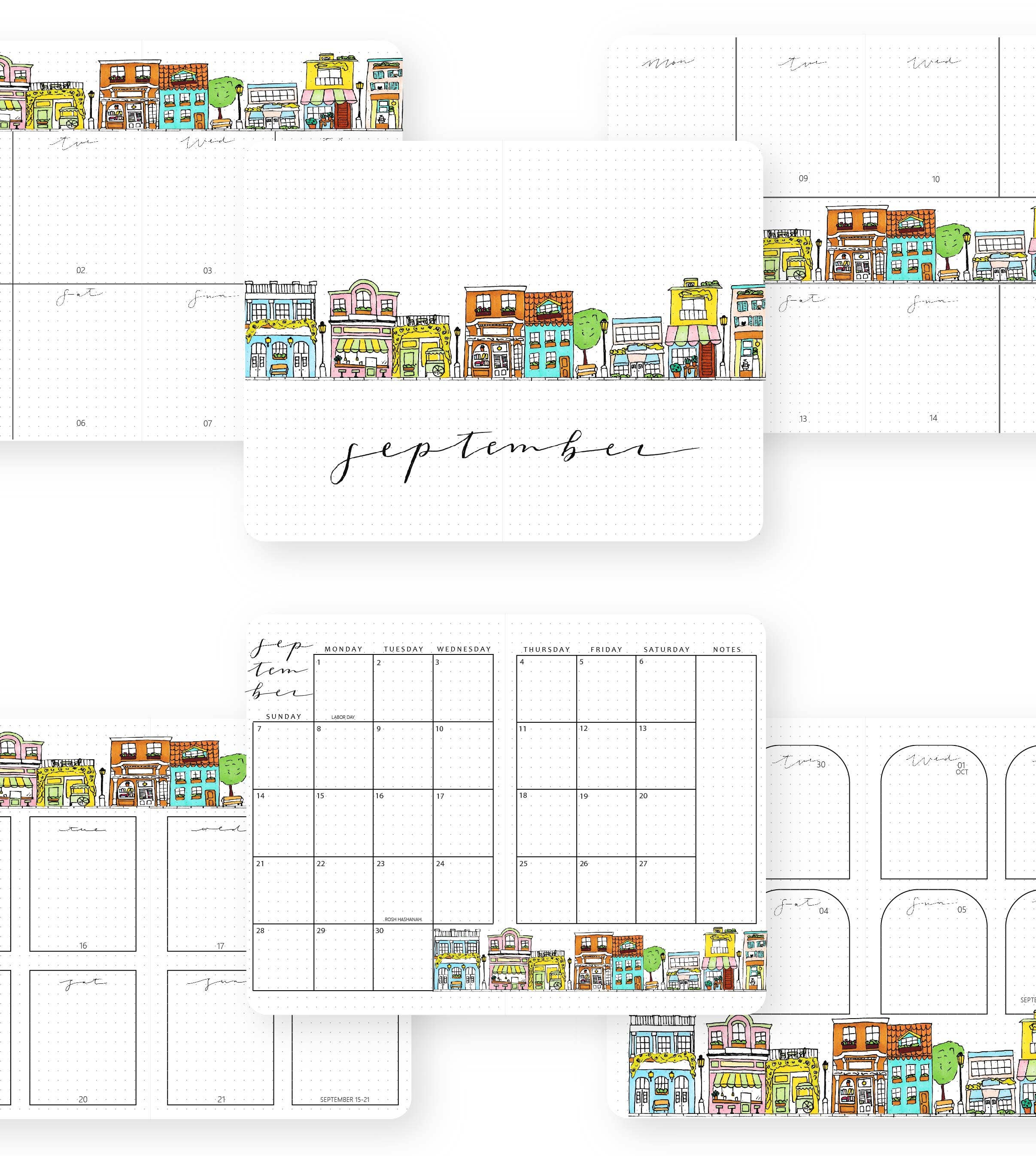 Linda Tong Planners - Wholesale Planner - 2026 Illustrated Planner Light Gray7
