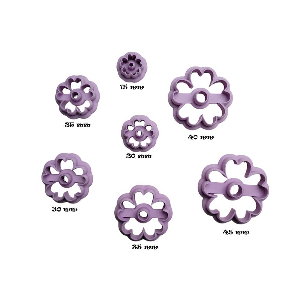BreizhFournitures - Wholesale Craft Tool - Polymer Clay Cutter - Nature Flower Cookie Cutter2