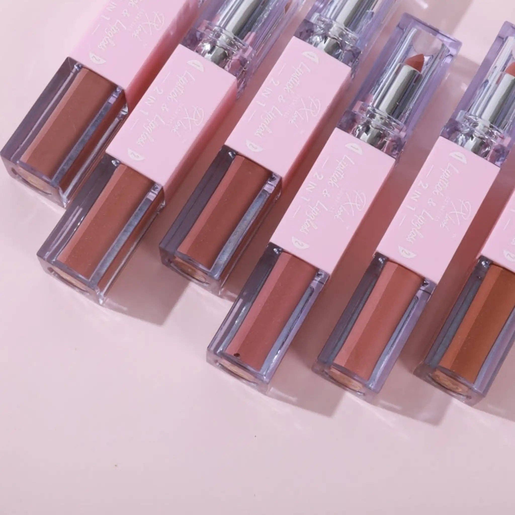 VIAI Beauty - Vendita all'ingrosso Rossetti - Combinazione Rossetto e Lucidalabbra 2-in-121