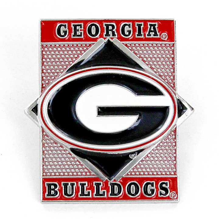 NCAA Georgia Bulldogs Diamond Pin for wholesale by Aminco USA