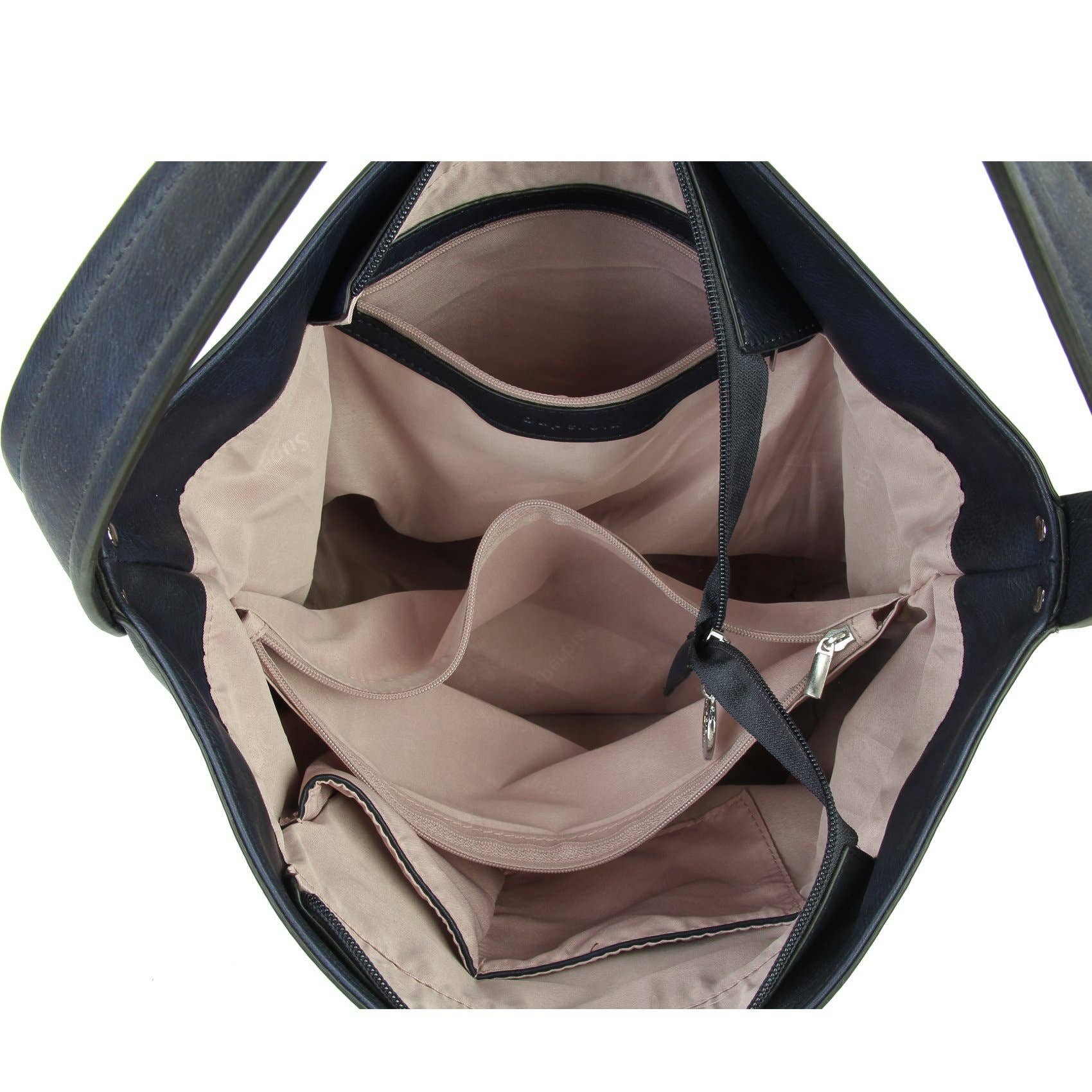 Superbia - Vendita all'ingrosso Tracolla - Donna - Borsa a tracolla Hobo Bag con dettagli a catena mono-80642