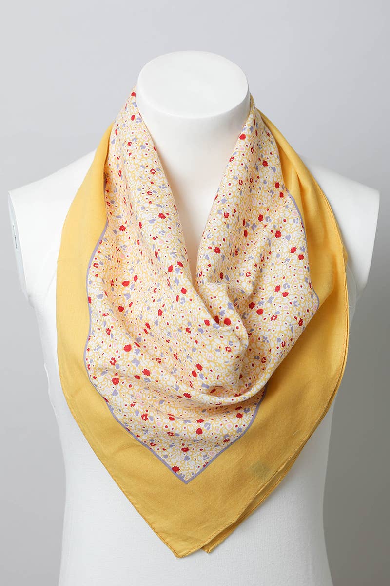 Leto Accessories - Wholesale Bandana - Women's - Floral Wide Country Bandana8