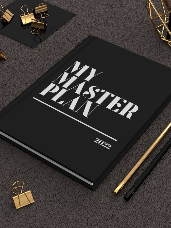 My Master Plan Hardcover Journal for wholesale by Lolita K Studio