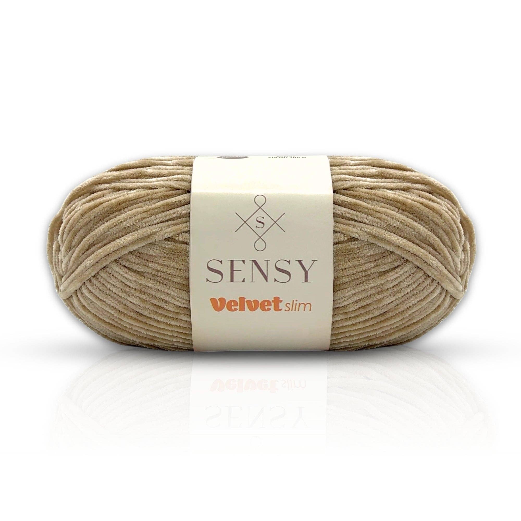 Sensy - Wholesale Yarn - Sensy Velvet Slim Yarn, Amigurumi Yarn, 3.5 oz, 218 Yards, Gauge 3 Light19
