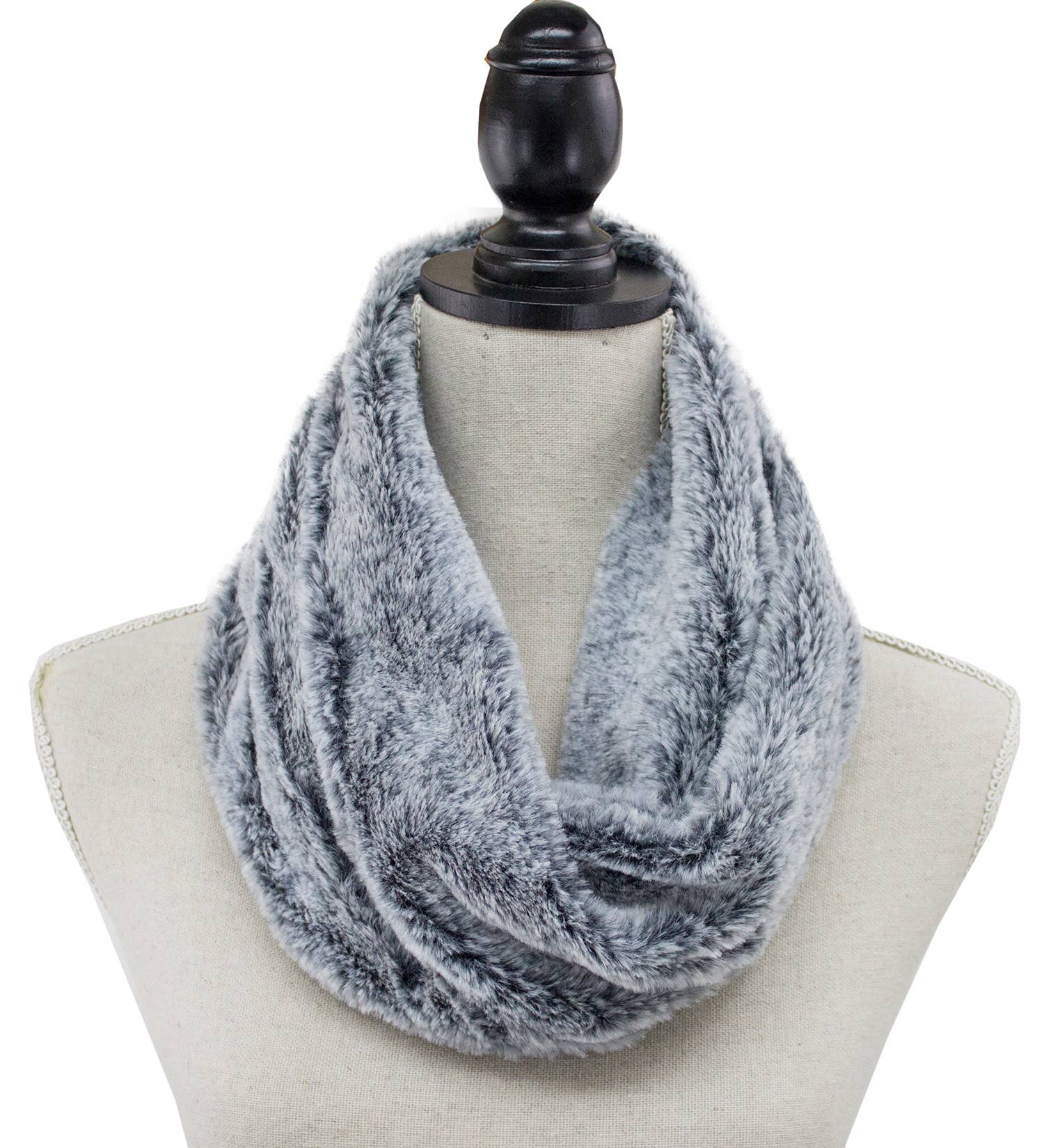 Fennco Styles - Wholesale Scarf - Women's - Faux Fur Ultra Soft Infinity Scarf3