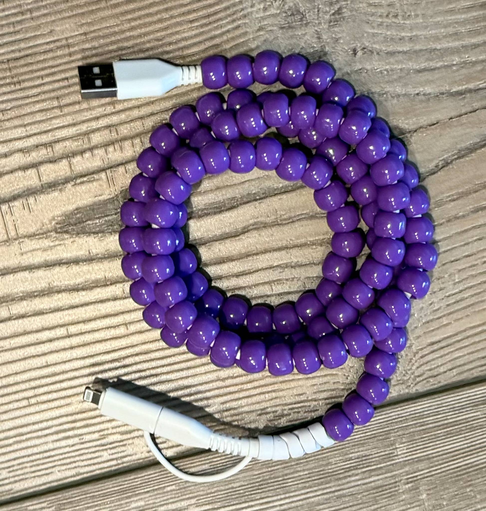 JILLIAN INK LLC - Wholesale Portable Charger - Beaded Phone Charger with Lightning & USB-C Cable10