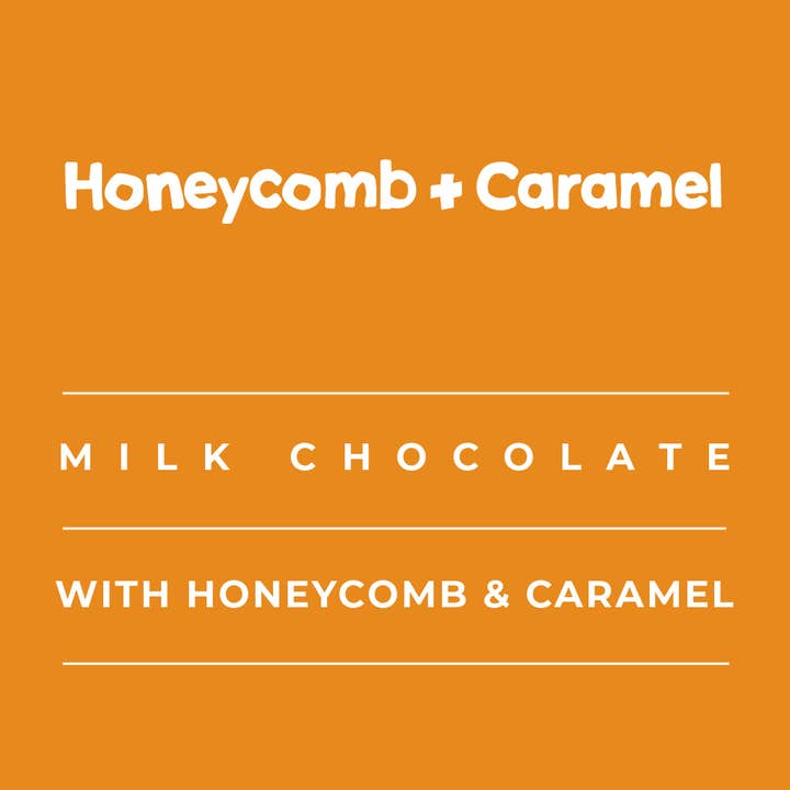 GNAW Chocolate – wholesale Chocolate bar – Honeycomb & Caramel - Milk Chocolate Bar1