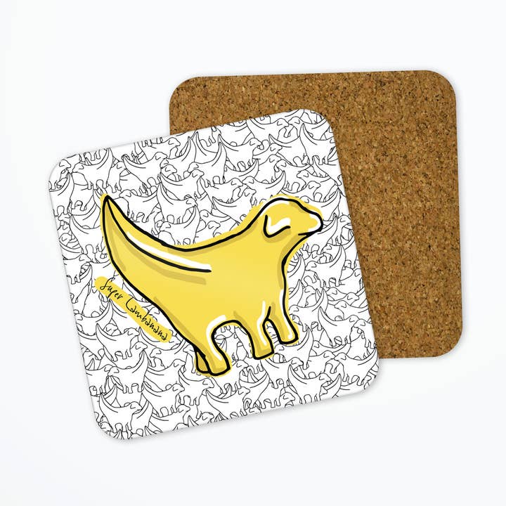 Lambanana, Liverpool Coaster for wholesale by Moo & Snip
