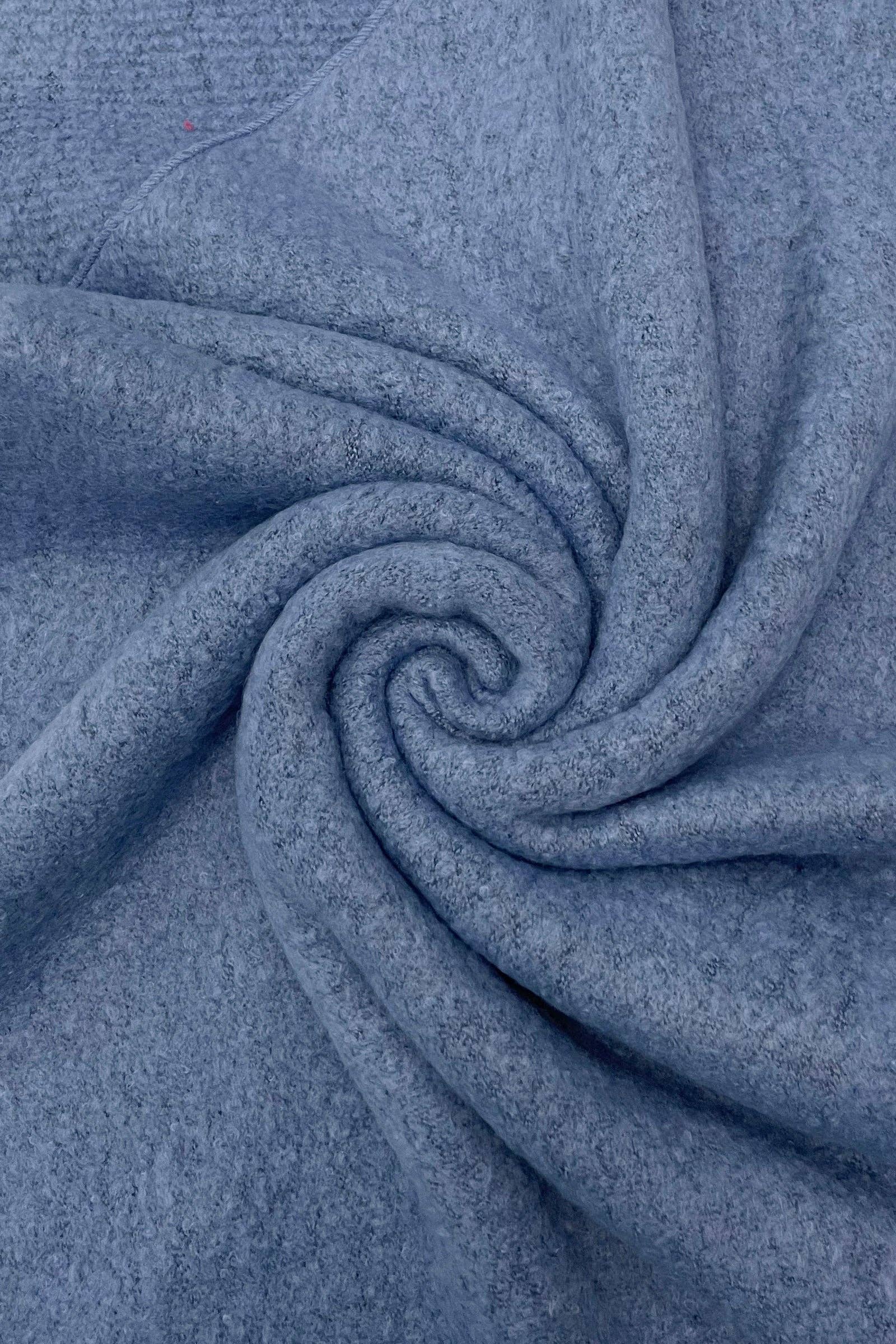 Fashion Scarf World - Wholesale Scarf - Women's - Plain Boucle Diagonal Edge Wool Scarf50