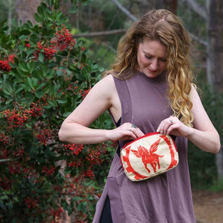 Malia Designs - Wholesale Belt Bag - Women's - Recycled Belt Bag - Pegasus Print - Fair Trade