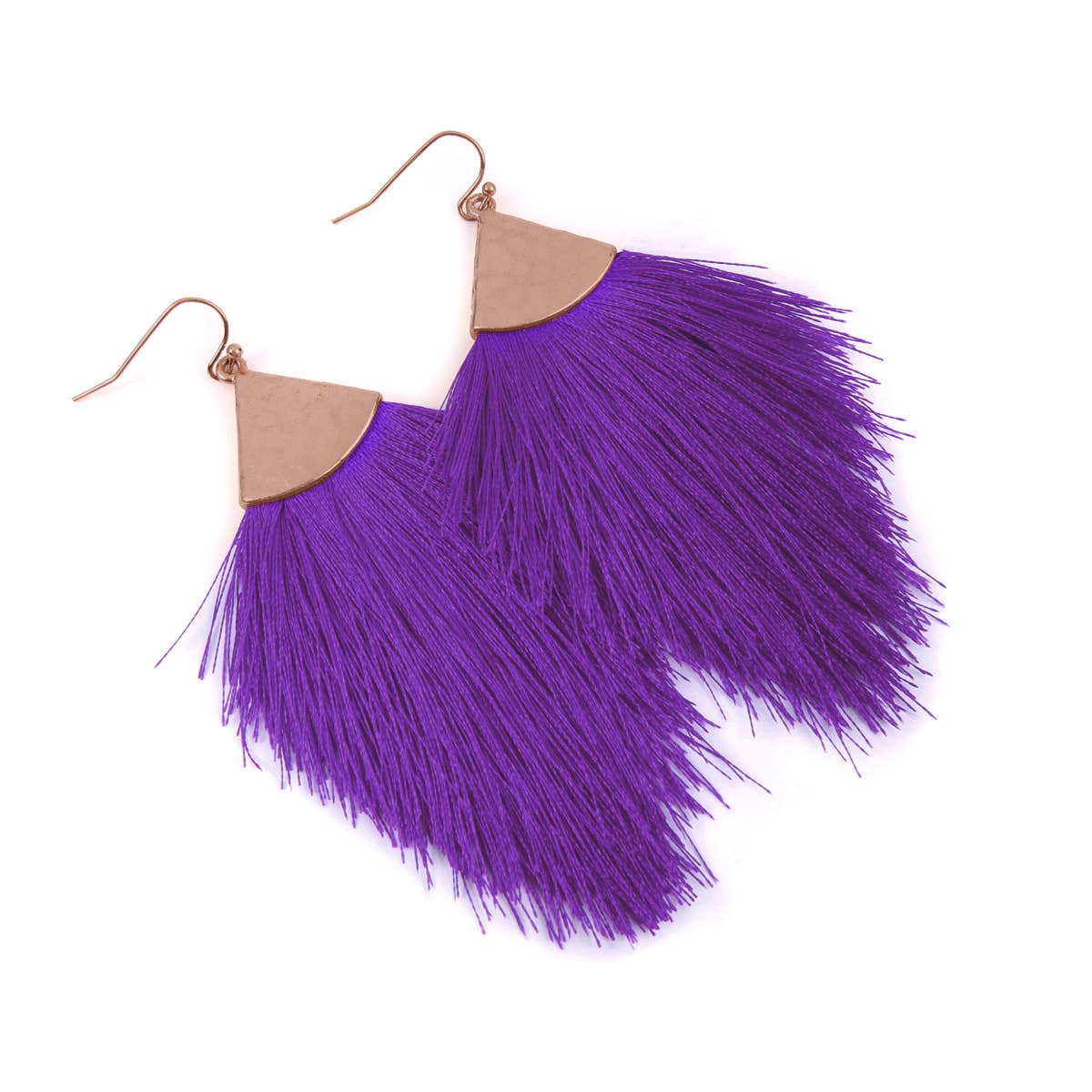 MYS Wholesale Inc - Wholesale Tassel Earrings - Tassel With Hammer Metal Hook Drop Earrings51