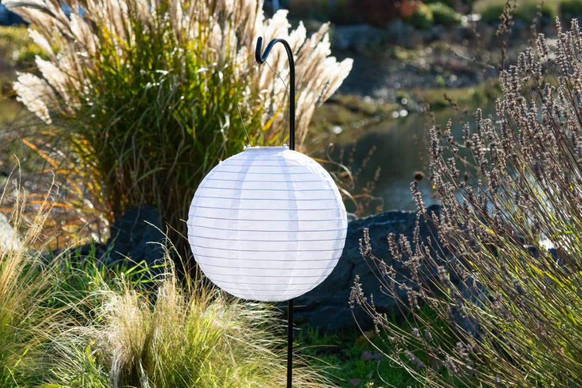 Allsop Home & Garden - Wholesale Outdoor/Lawn Light - Soji Original 12" Globe Solar Lantern - White6