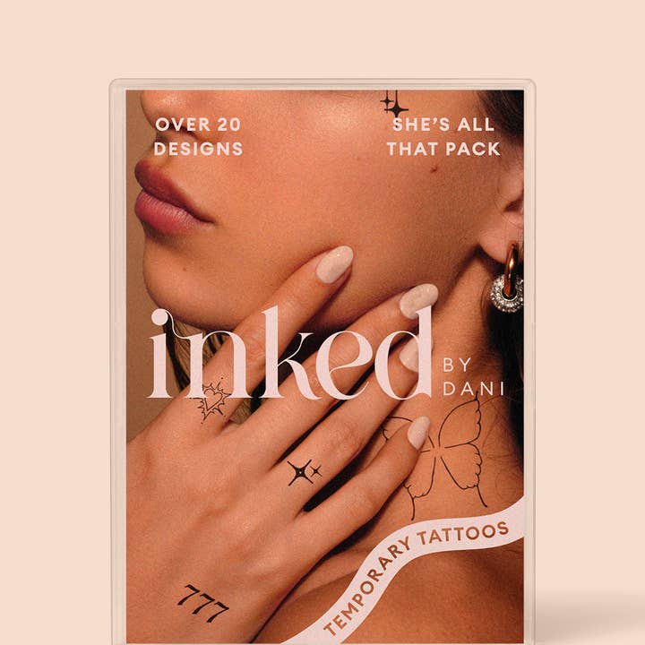 INKED by Dani - Wholesale Tijdelijke tattoo - She's All That tijdelijke tattoo set3