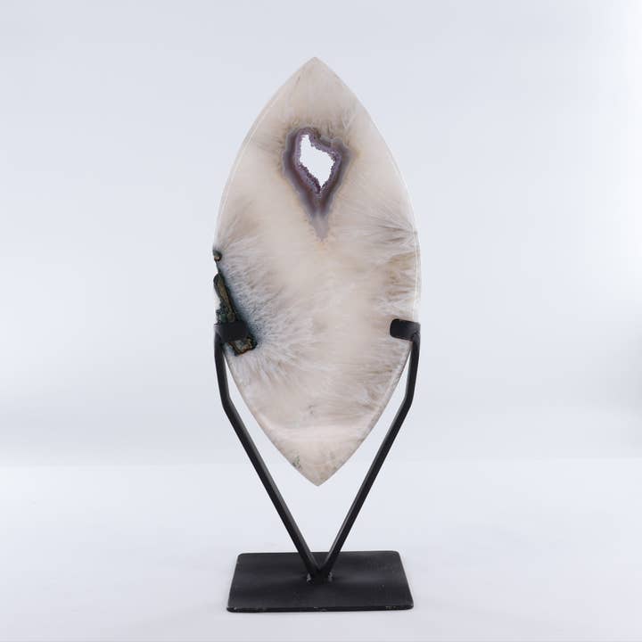 Mi Esperanza Minerals - Wholesale Decorative Tabletop Object - Agate Freeform on Stand5