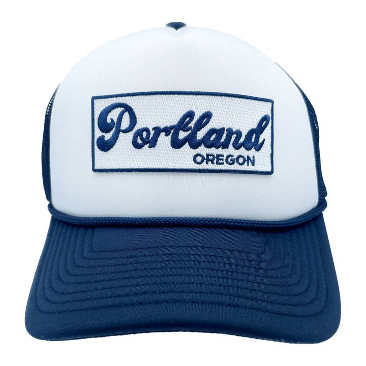 Hey Mountains - Wholesale Trucker Hat - Unisex - Portland, Oregon Trucker Hat