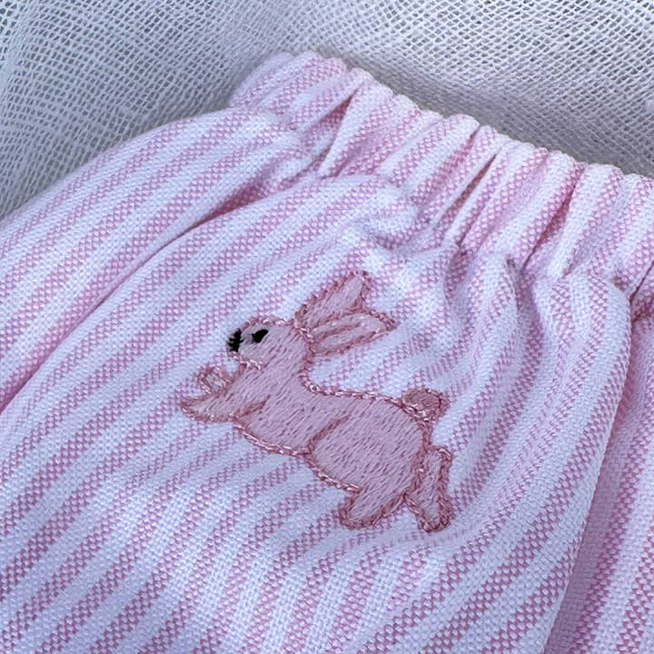 cotton diaper cover pink bunny for wholesale by Gordonsbury