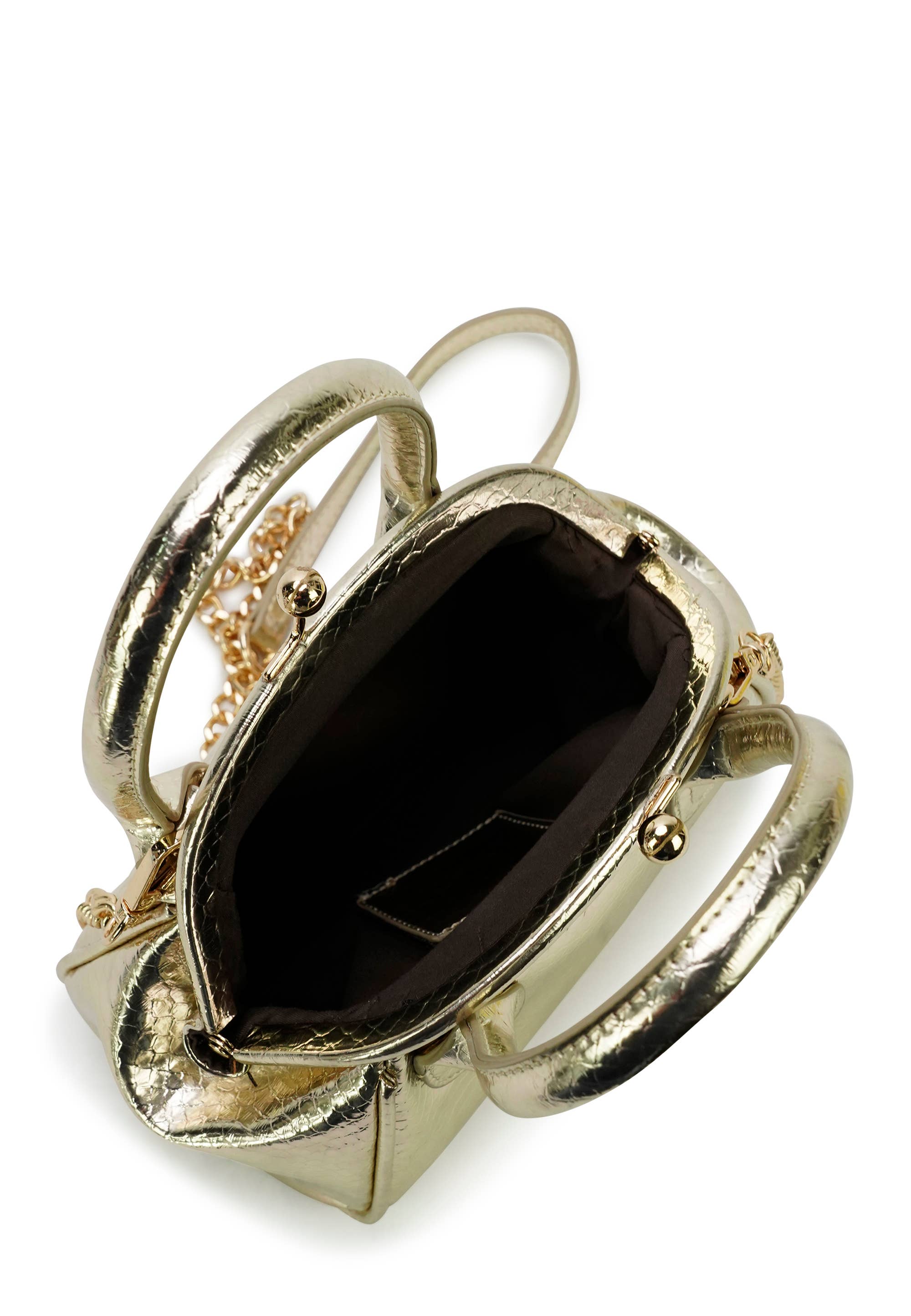 HJS - Wholesale Shoulder Bag - Women's - 'MARIPOSA' Crossbody Bag - Small Size with Snake Print23