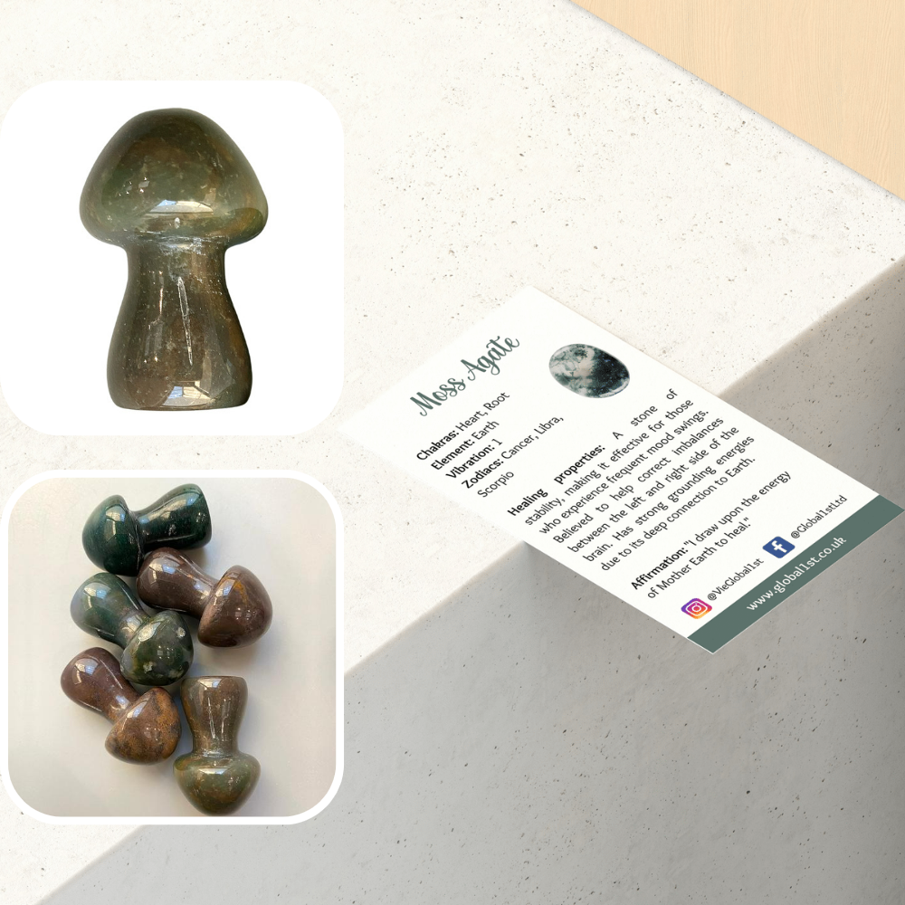 VIE - Wholesale Spiritual Stone/Crystal - Crystal Mushroom, 3.5cm11