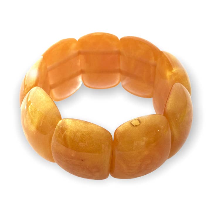 B7 GDF - Golden Glow Resin Bracelet for wholesale by Atelier 1701