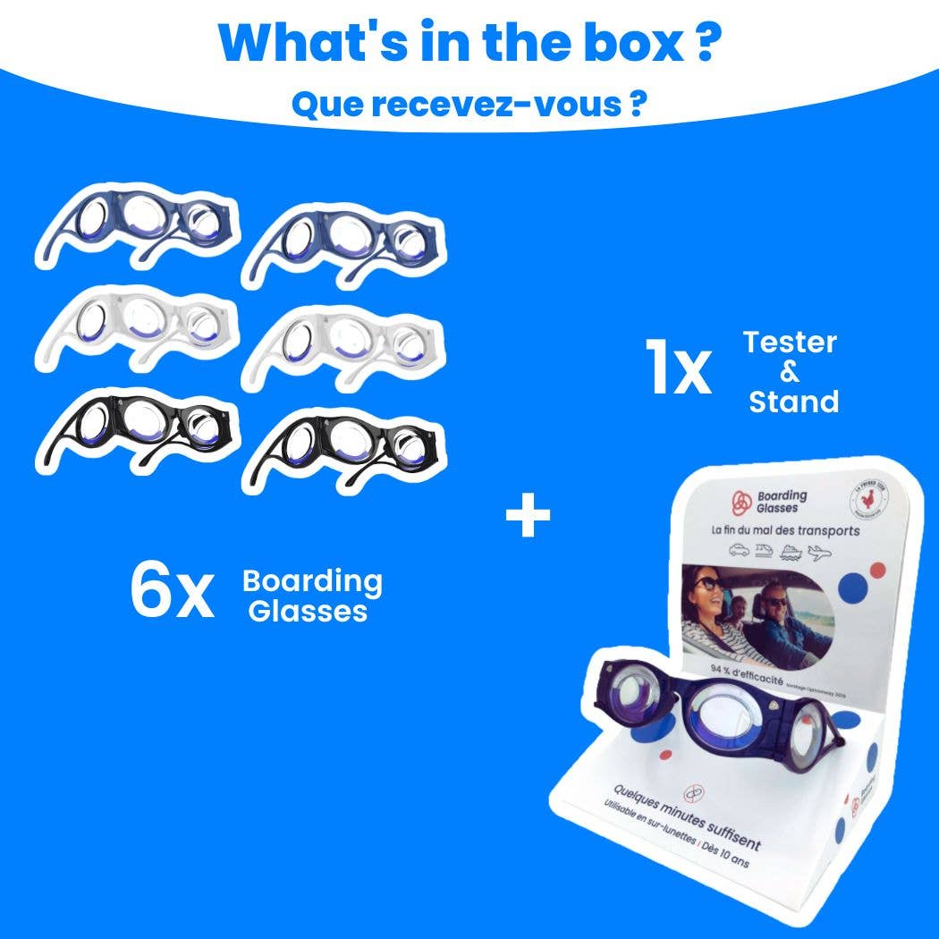 Boarding Glasses - Vendita all'ingrosso Occhiali da vista - Unisex - Occhiali da imbarco - occhiali da cinetosi7