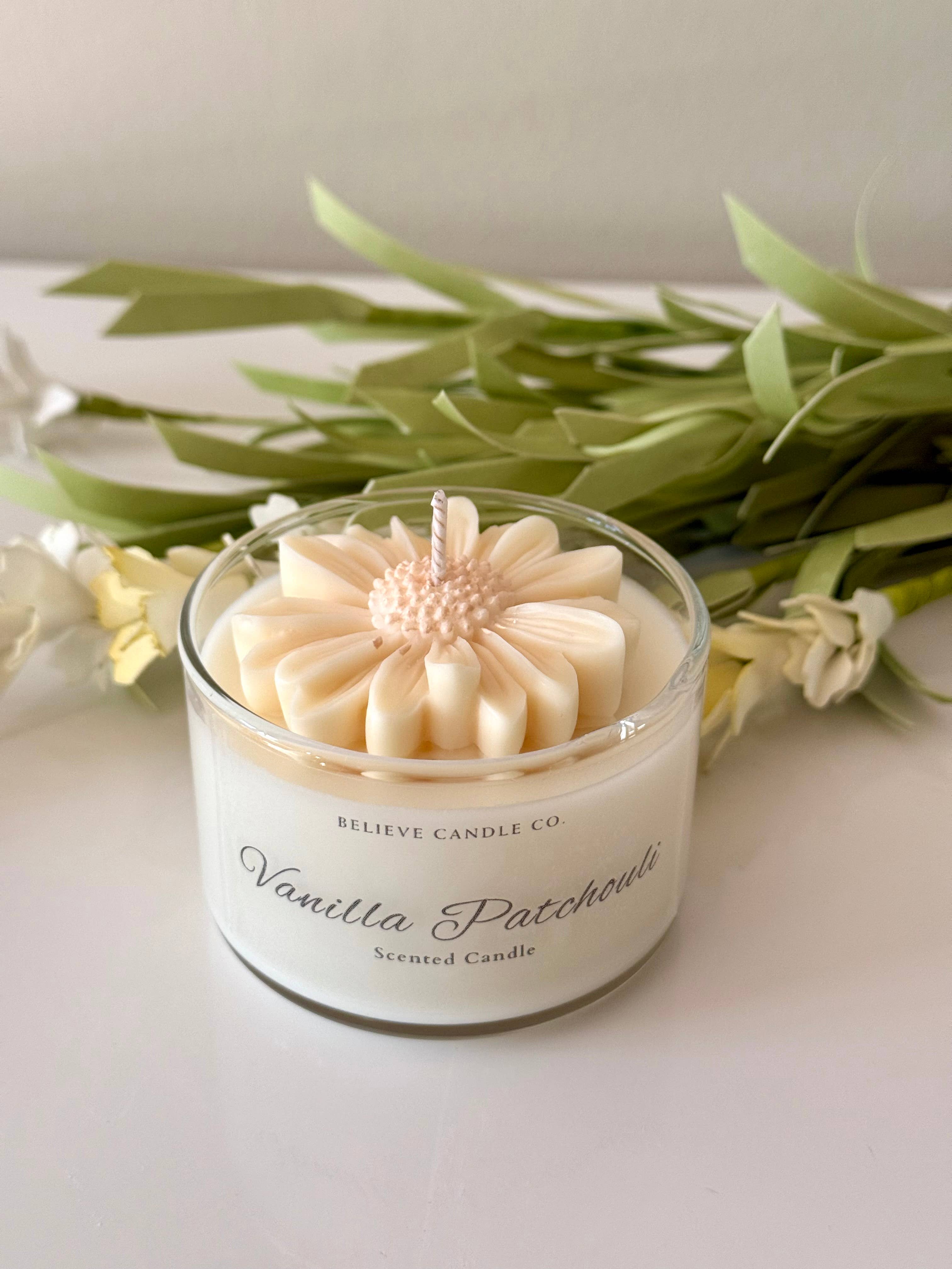 Believe Candle – Großhandel Kerze im Glas / gefüllte Kerze – Mini-Daisy-Kerzenglas9