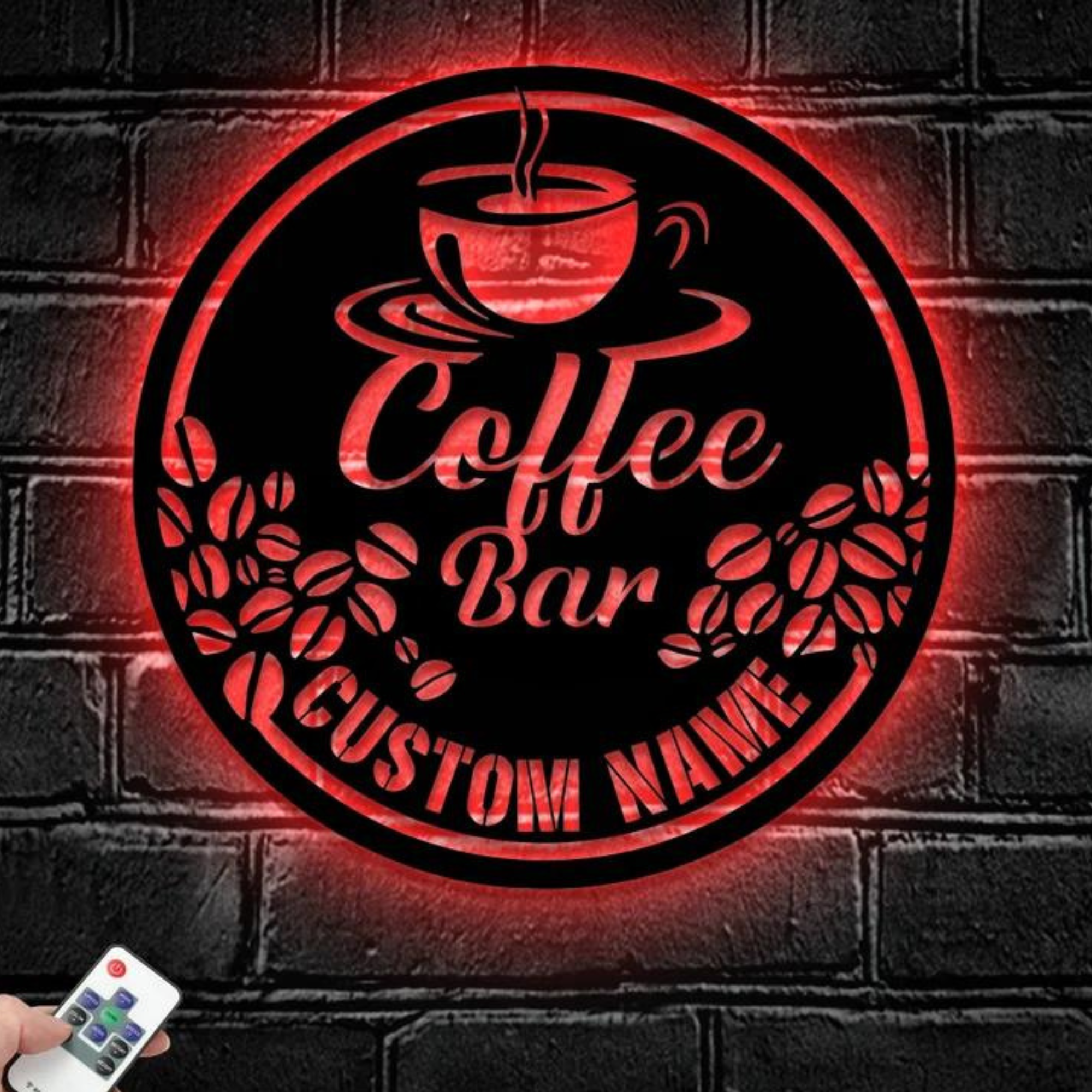 Glow Neon - Wholesale Neon Sign - Personalized Coffee Bar Metal Sign, Signboard for Cofee Shop3
