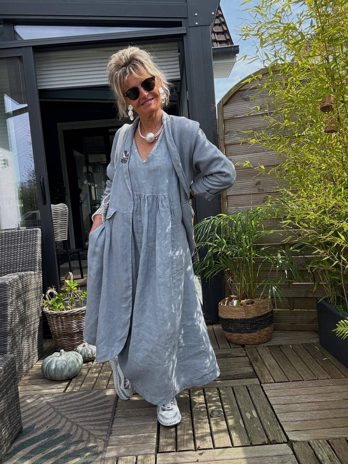 LINEN & COTTON HOUSE - Wholesale Jacket - Women's - 1142 SPRING SUMMER CLOTHING LINEN JACKET49