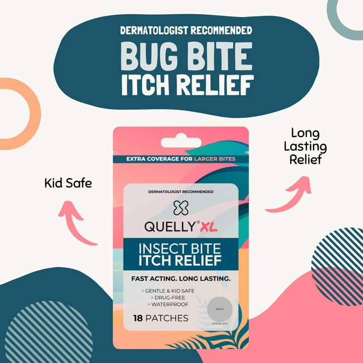 Quelly - Wholesale Itch Ointment/Cream - Quelly XL Insect Bite Itch Relief Patches2