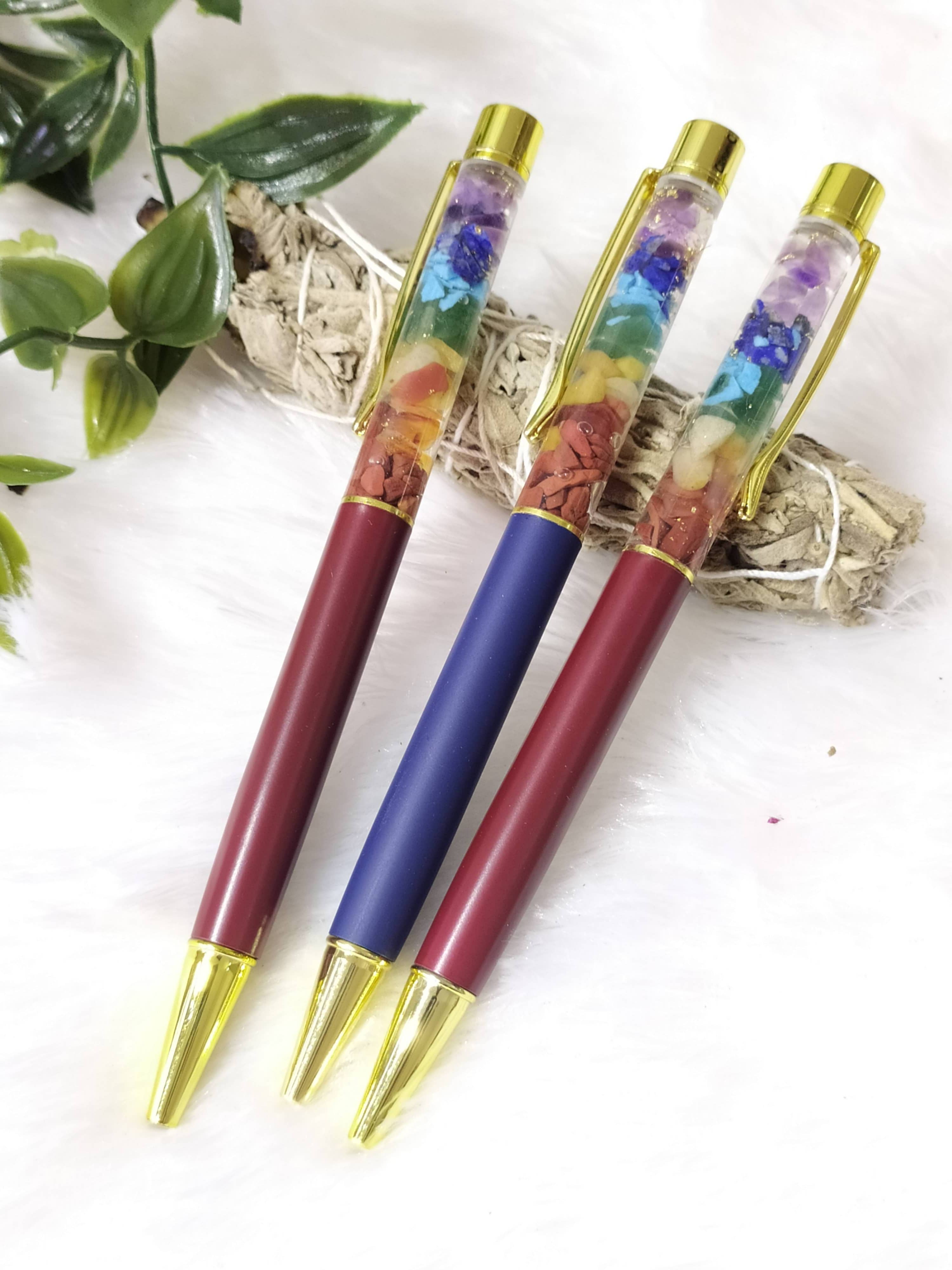 Soothing Crystals - Vente Stylos - Stylo Cristal 7 Chakras | Stylo de Manifestation et de Guérison13