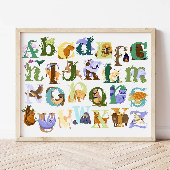 hey, alissandra - Wholesale Art Print - Kids & Baby - Uncommon Alphabet-imals Art Print0