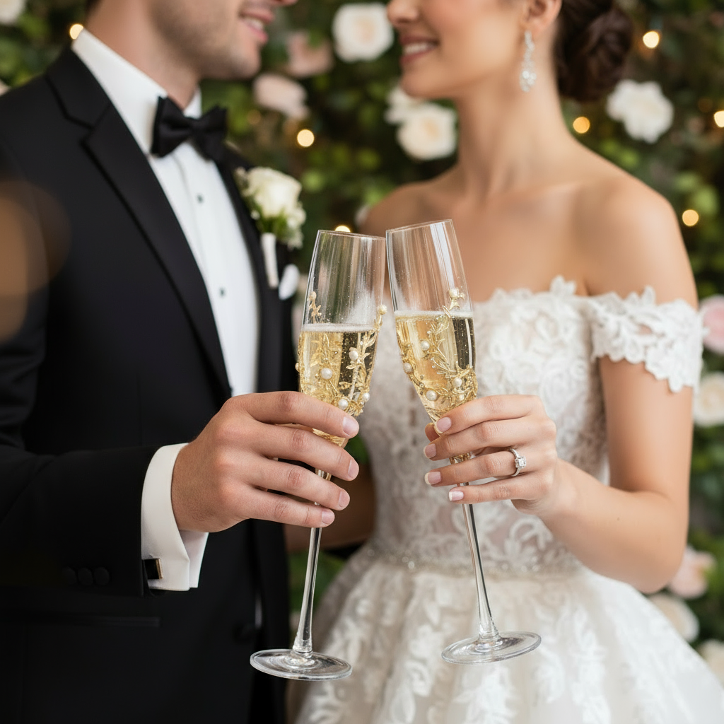 OLIVIA RIEGEL – wholesale Champagne flute – Eleanor Flute (Set of 2) | Flutes | Champagne Flutes |1