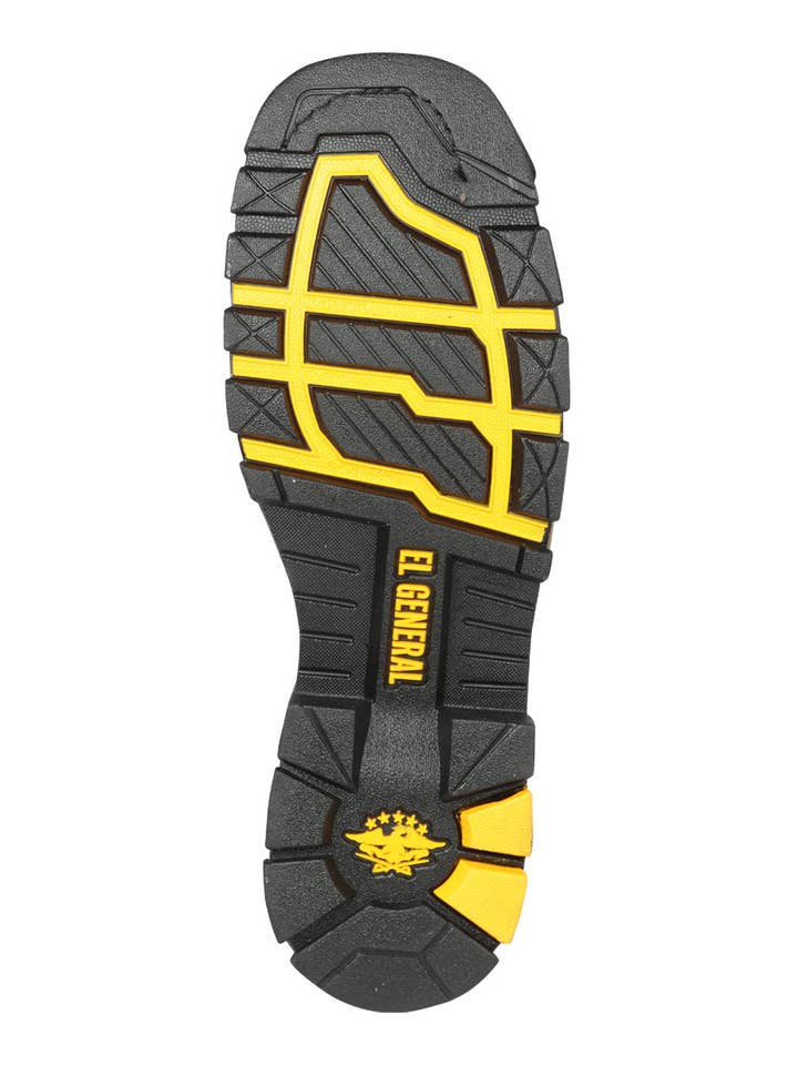 El General Western Wear – Großhandel Cowboystiefel – Herren – El General Rodeo Arbeitsstiefel, Crazy Black 446945