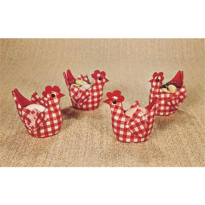 Magnet BP-40 Checked Chicken Egg Holders for wholesale by Found Image Press