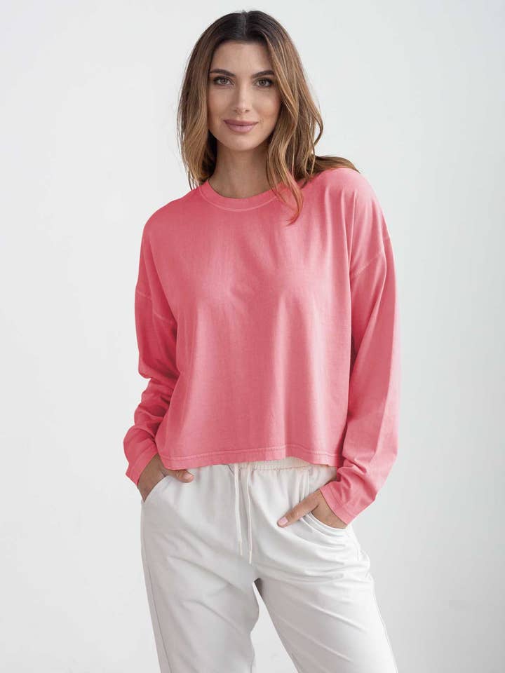 chicka-d - Vente Sweat-shirt – femme - Bar Harbor à manches longues, en toutes couleurs7