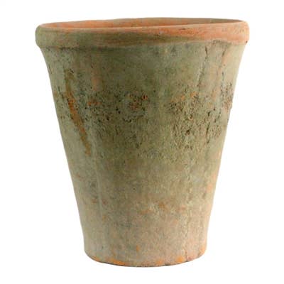 Grand pot rustique en terre cuite rouge antique pour la vente par HomArt