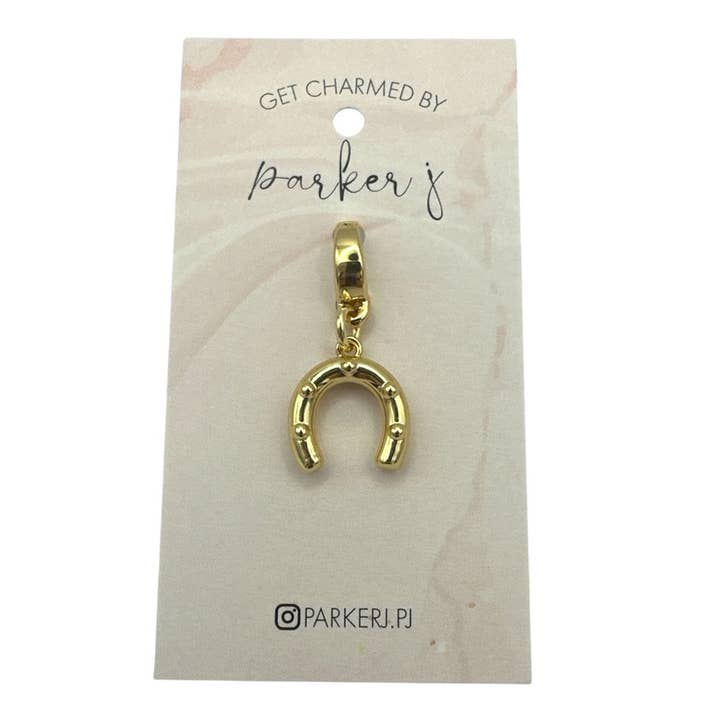 Horseshoe Charm for wholesale by Parker J Jewelry & Charm Bar