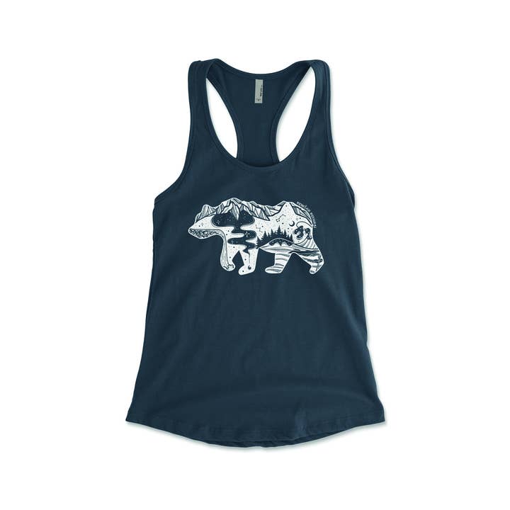 Roaming Bear, Women's Tank Top for wholesale by Mountain Mornings