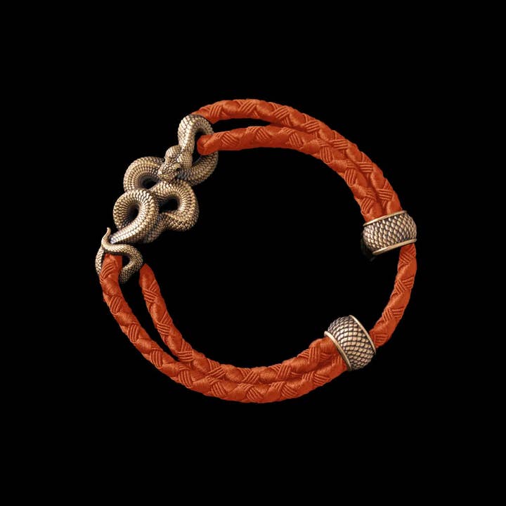 Coppertist.wu – wholesale Woven/braided bracelet – Tree Boa Rope Bracelet - Brass26