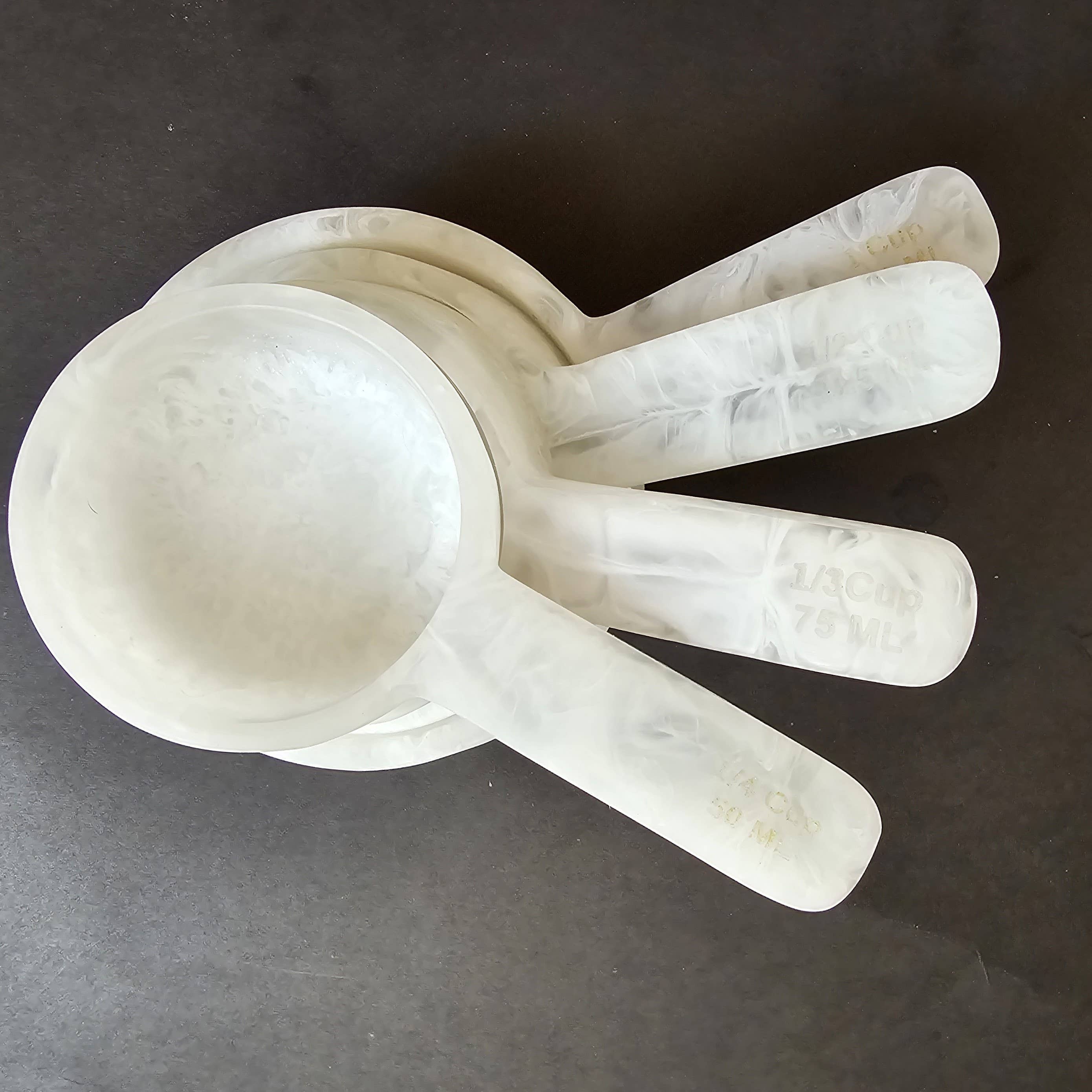 Gibb & Daan - Vente Verre à mesurer - Tasses à mesurer en résine coulée à la main - Cadeaux de cuisine, pâtisserie2