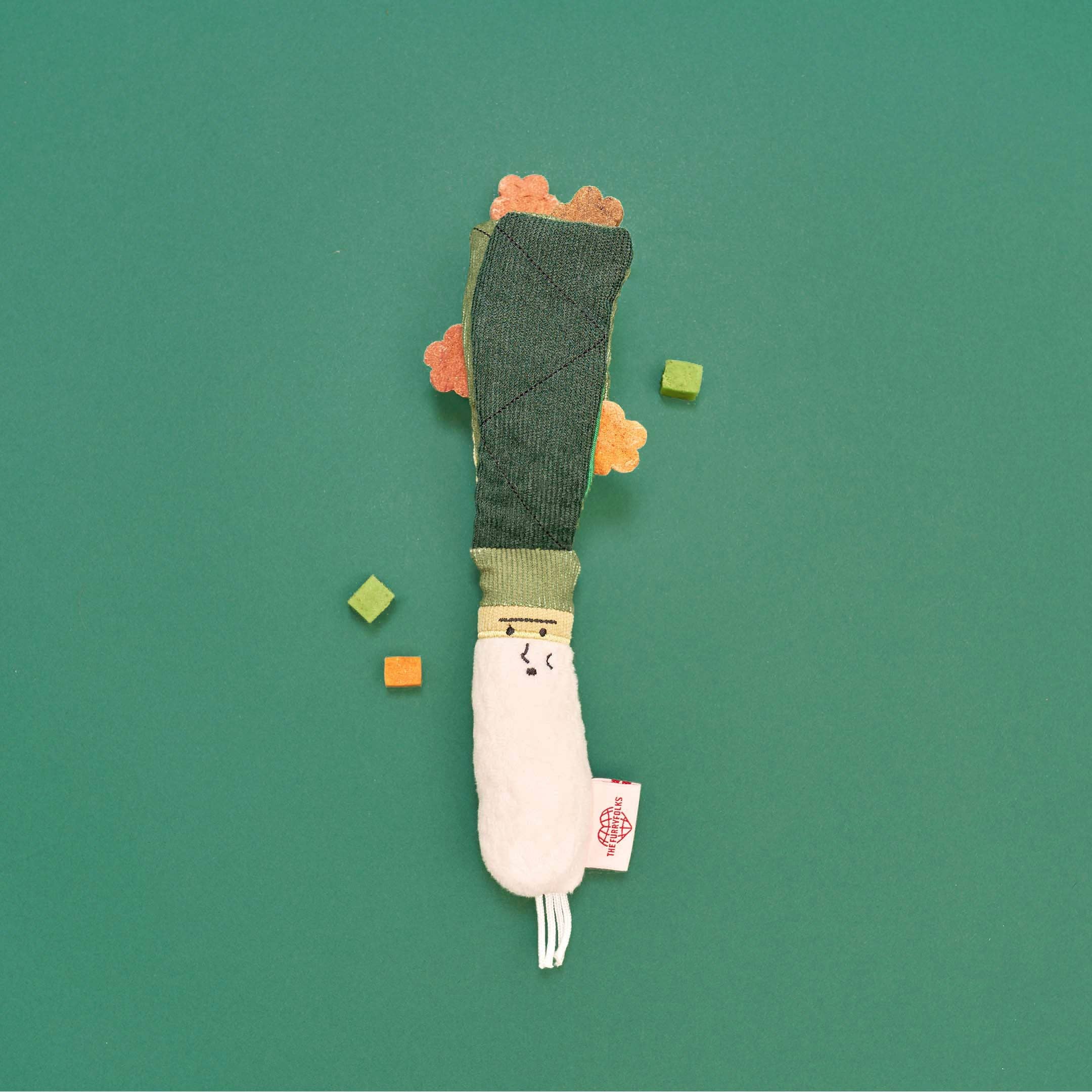 the furryfolks - Wholesale Knuffelspeeltje - Hond - Green Onion speelgoed voor neuswerk8