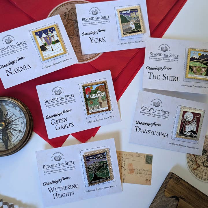 Beyond the Shelf - Wholesale Lapel pin/button - Wuthering Heights Silver Enamel Pin Badge, Bookish Souvenirs5