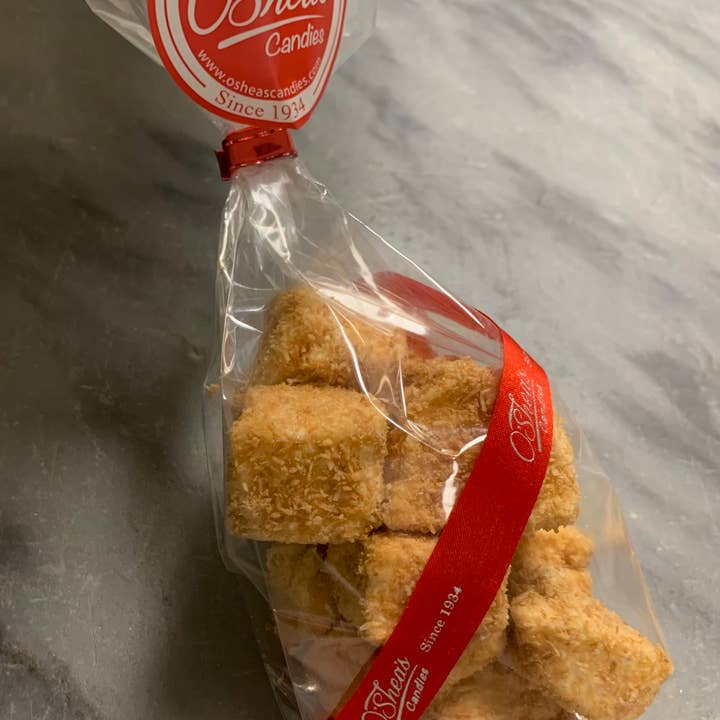 O'Shea's Candies Sweet Shop - Wholesale Marshmallow - Old Fashioned Marshmallow Squares w/ Toasted Coconut 12PK1