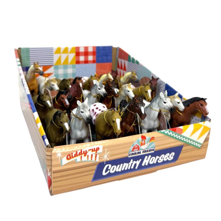 Toysmith - Wholesale Toy Set - Kids - Farm Fresh Country Horses